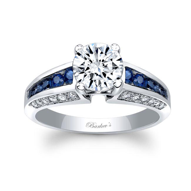 Blue Sapphire Channel Set Ring