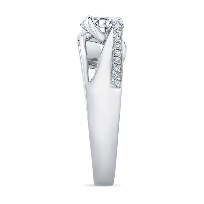  White Gold Pave Diamond Ring Image 3