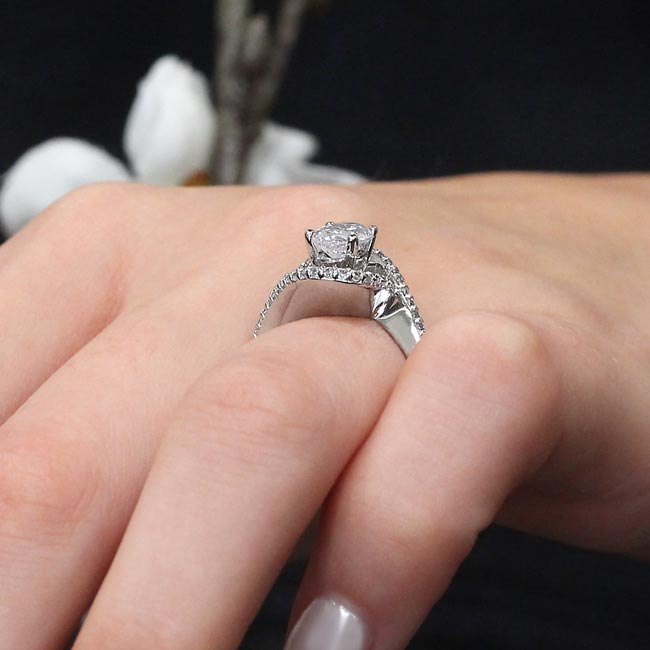 2 Carat Oval Engagement Ring, Dainty Diamond Engagement Ring, Oval Diamond  Ring - Etsy