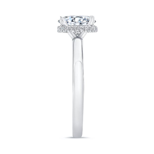  Lia Oval Lab Grown Diamond Engagement Ring Image 3