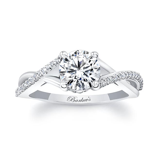 Platinum One Carat Diamond Ring Image 1
