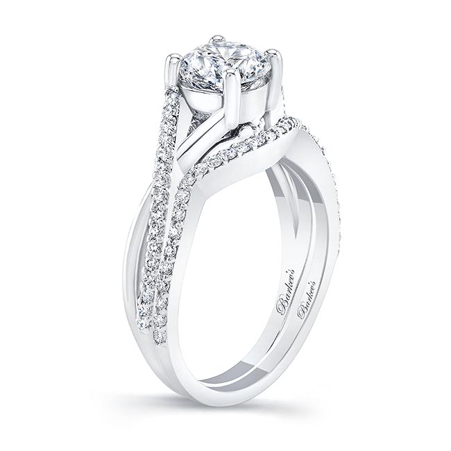  One Carat Lab Grown Diamond Bridal Set Image 2