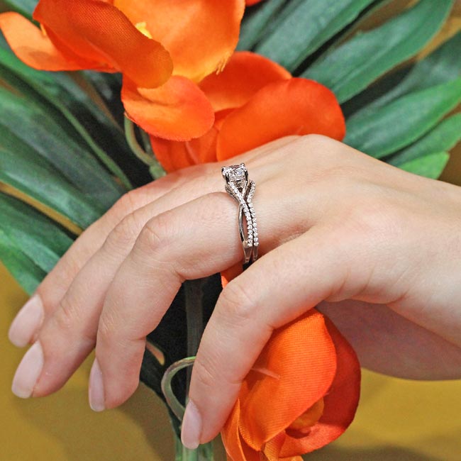  One Carat Diamond Bridal Set Image 5