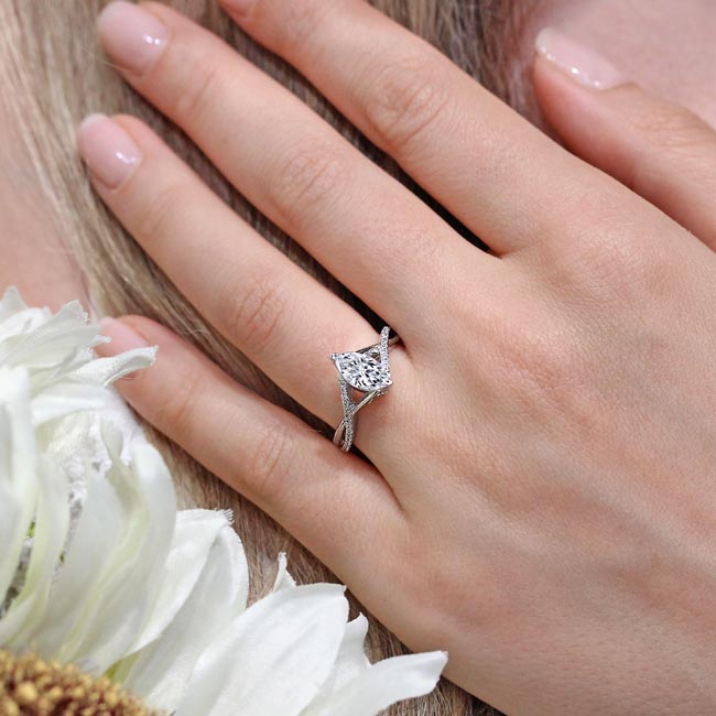  1 Carat Marquise Diamond Ring Image 3