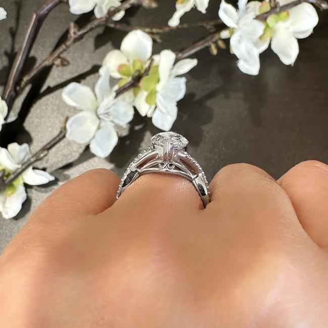 3 Carat Marquise Diamond Ring Image 5