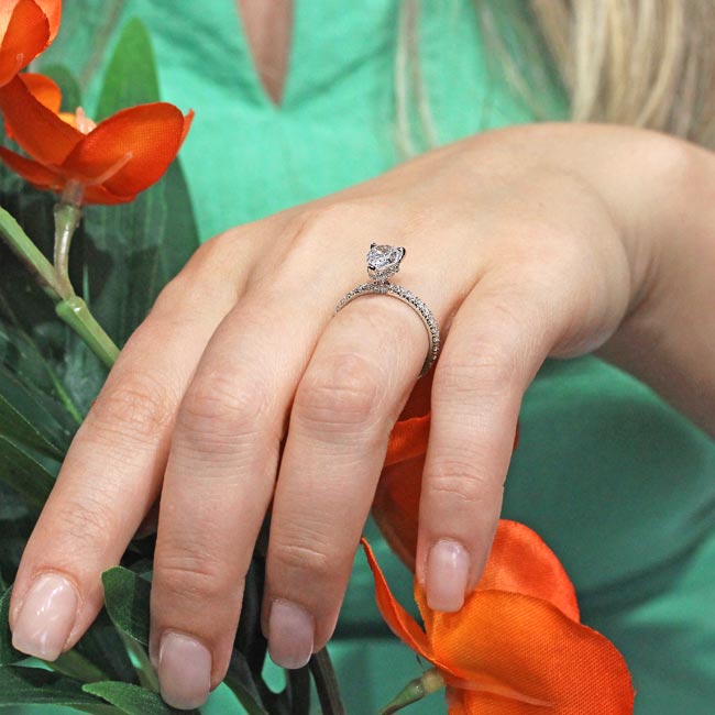  Pear Shape Diamond Ring Image 5