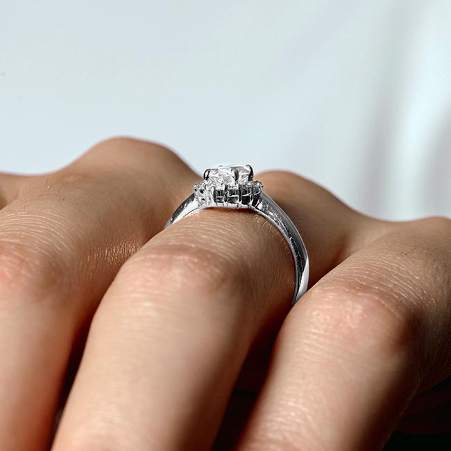 Marquise Cut Diamond Ring Image 5