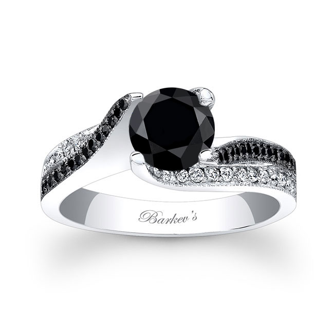  Black Diamond Pave Ring Image 1