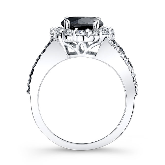  2 Carat Black Diamond Ring Image 2