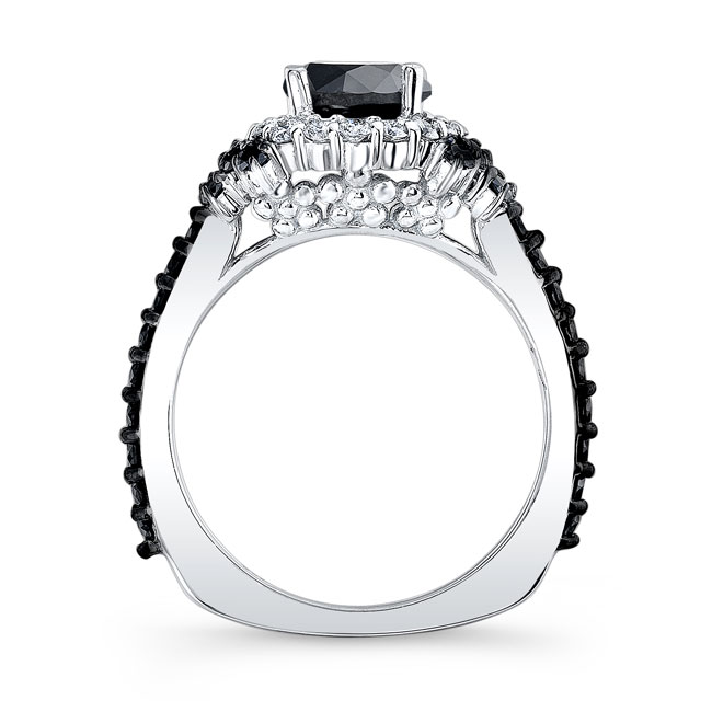  Black Diamond Cluster Ring Image 2