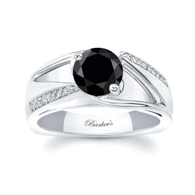  Pave Black And White Diamond Ring Image 1