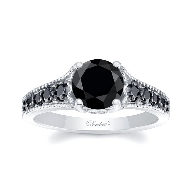Black Diamond Vintage Ring