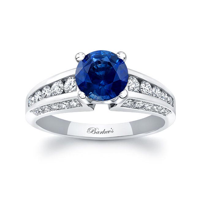 Channel Set Sapphire Ring Image 1