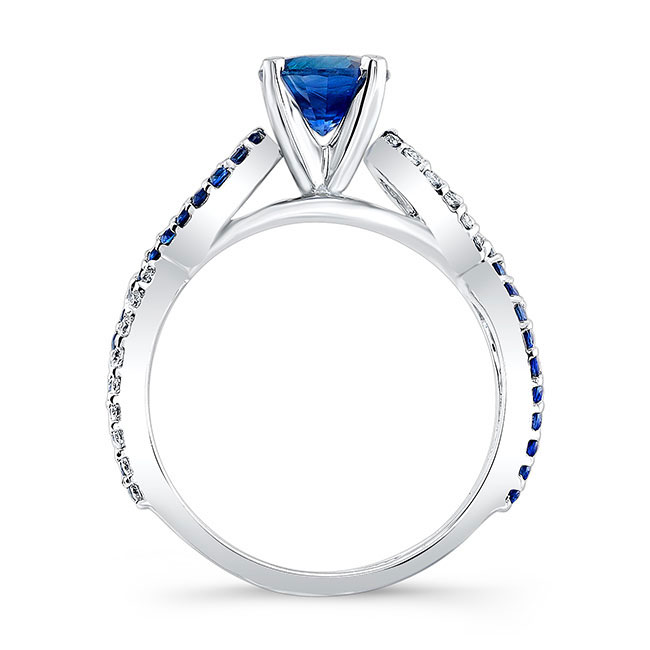  Sapphire Infinity Ring Image 2