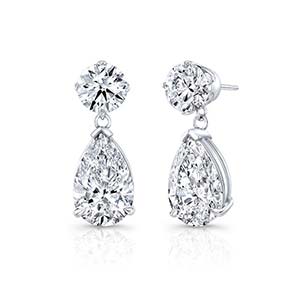 Photo of diamond earrings