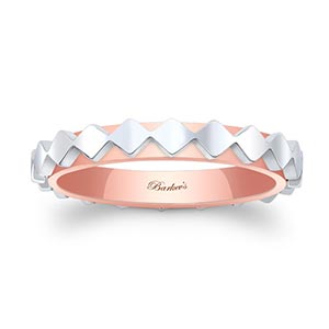 Two Tone Wedding Bands For Women