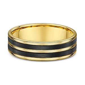 Yellow Gold Wedding Bands For Men