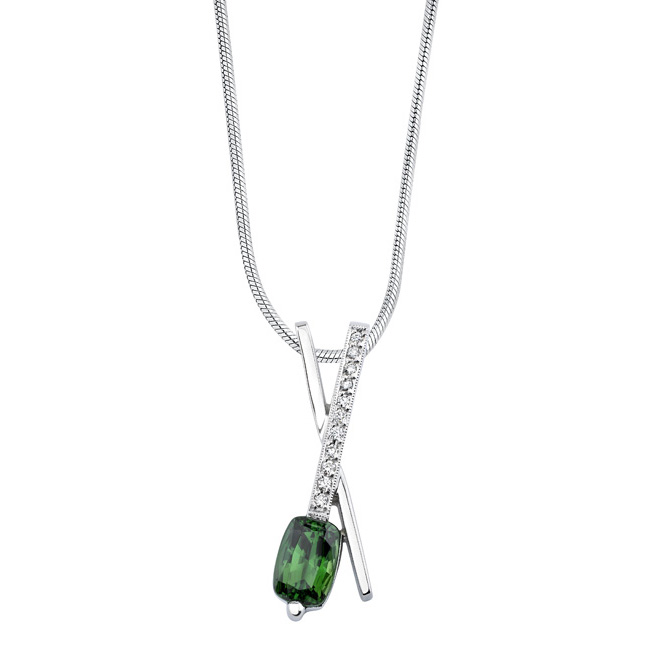 Green Tourmaline Necklace 6748N Image 1