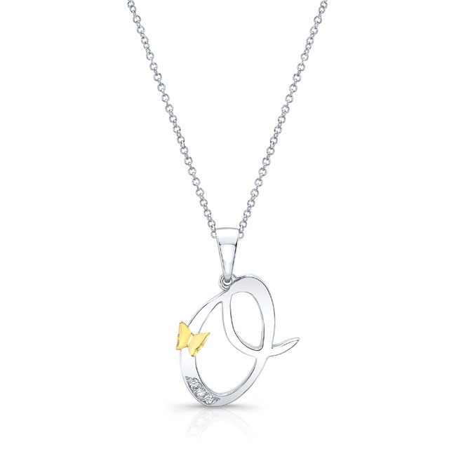  O Initial Necklace Image 1