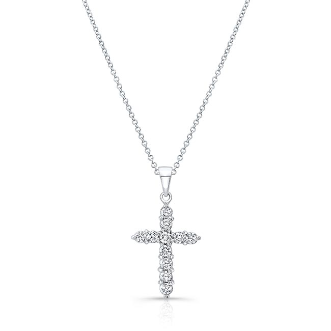  Diamond Cross Necklace Image 1