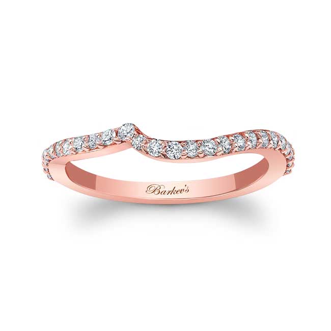 Rose Gold Wedding Band For Ring Style 8149L