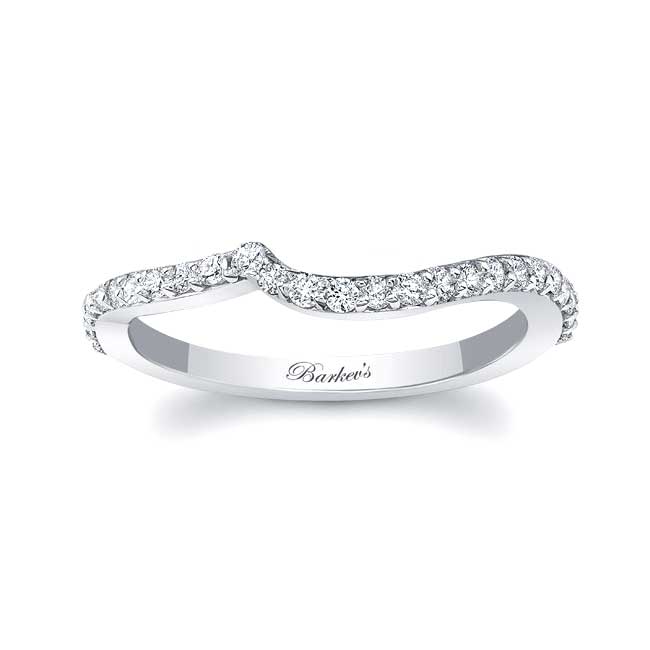 White Gold Wedding Band For Ring Style 8149L